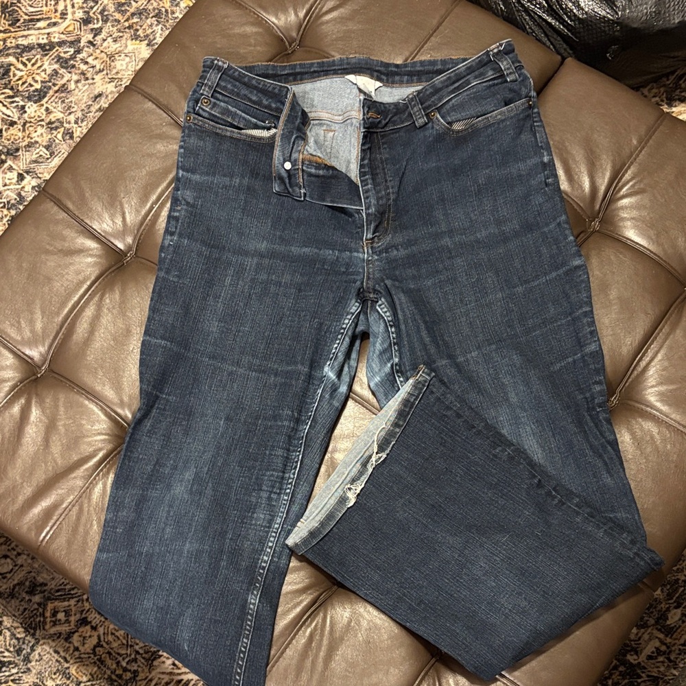 Duluth Trading Co Dark Blue Straight Leg Jeans